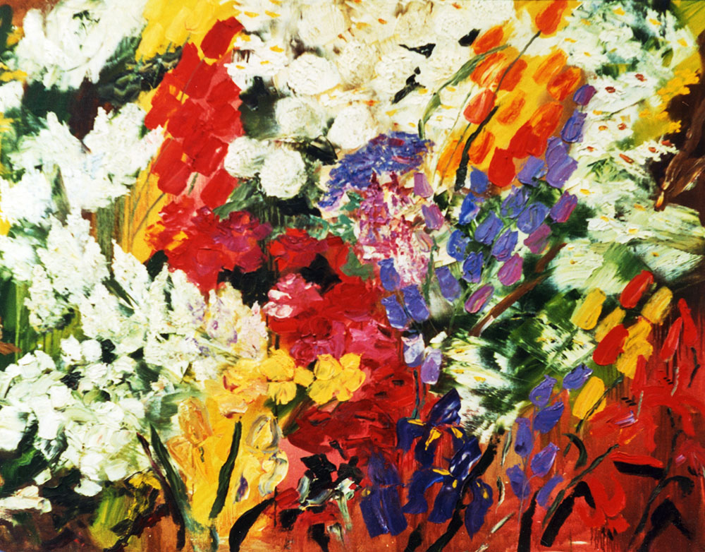 «Квіти». 1987. Полотно, олія